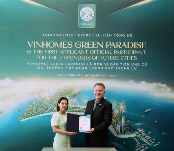 Vinhomes Green Paradise trở thành ứng viên đầu tiên của 7 kỳ quan đô thị